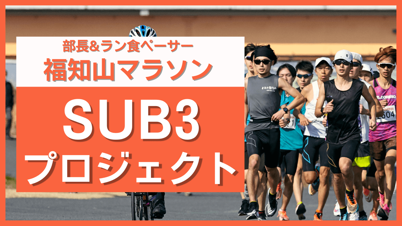 福知山マラソンサブ３企画のバナー